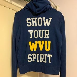 PINK West Virginia Zip Up Hoodie